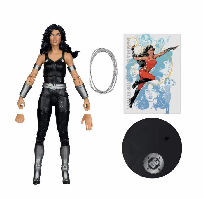 McFarlane DC Wondergirl Donna Troy Black Suit 7" Action Figure Platinum Edition MCFARLANE - KOEEK