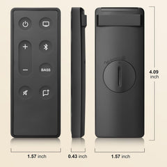 new  Replacement Remote Control for Bose TV Speaker/Bose  bose, Black 07FC0E-D4 - KOEEK