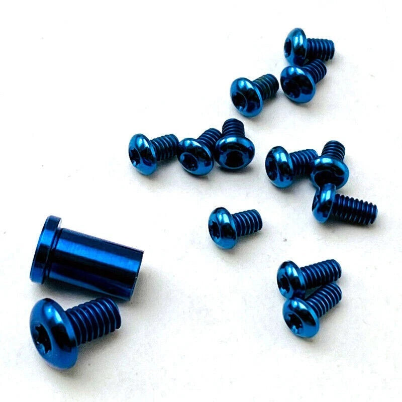 EDC Titanium Blue Screw Set Pivot Nail Dress Kit For Benchmade Bugout 535 07FC0E-D4 - KOEEK
