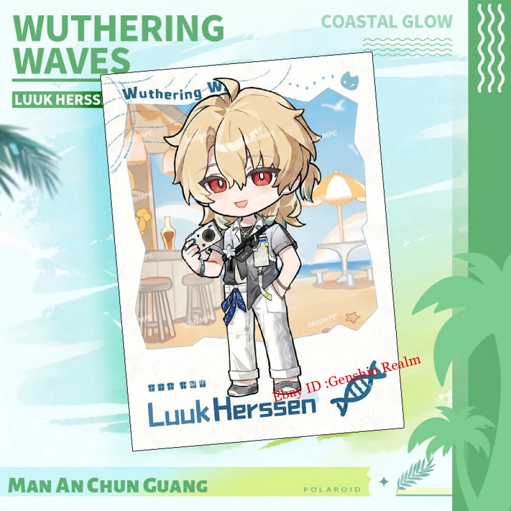 5Pcs/Set Anime Wuthering Waves Limited Edition Card Decor Collection Gift 07FC0E-D4 - KOEEK