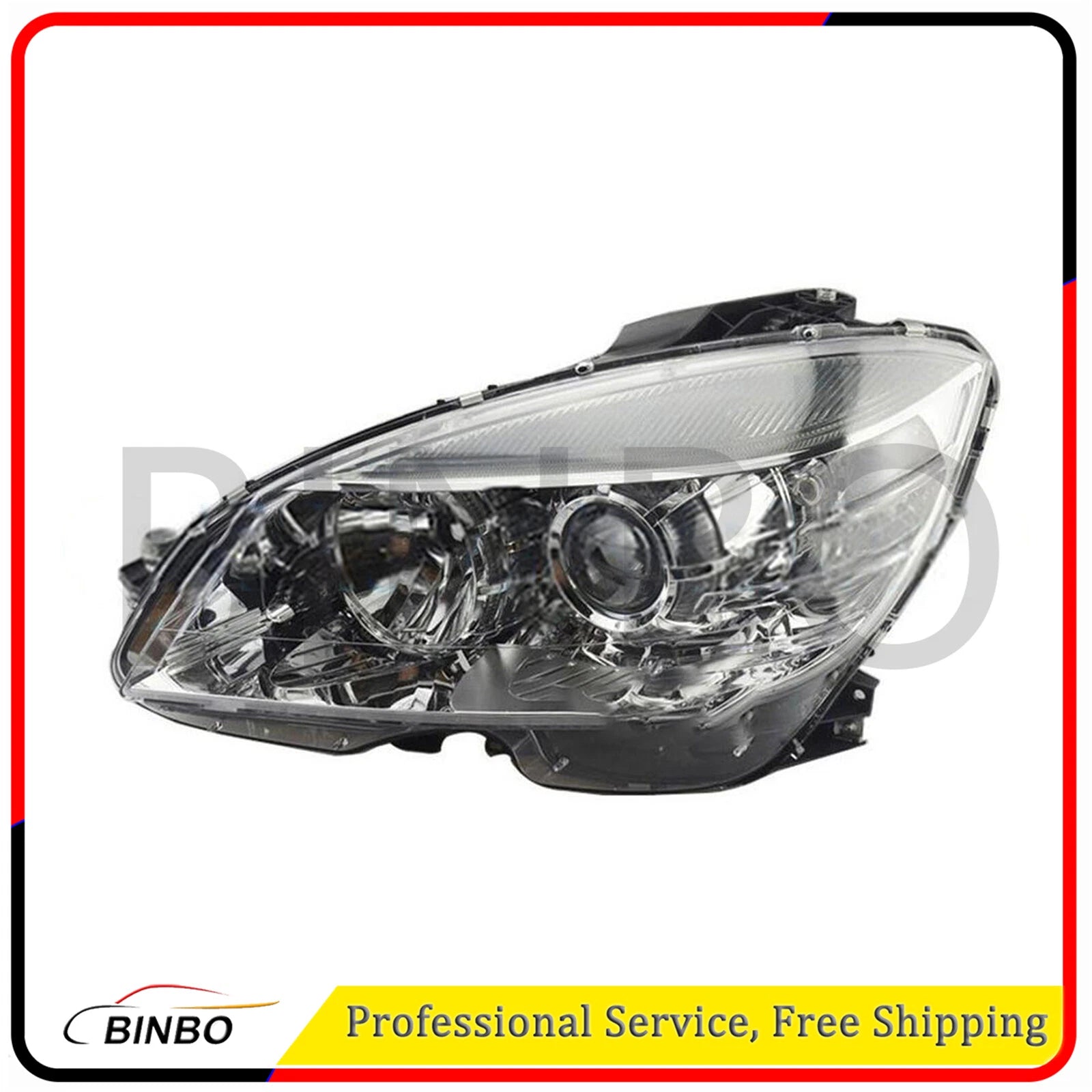 Left Headlight Assemblies 2048204959 For Benz C Class W204 S204 C200 C300 07-13 07FC0E-D4 - KOEEK