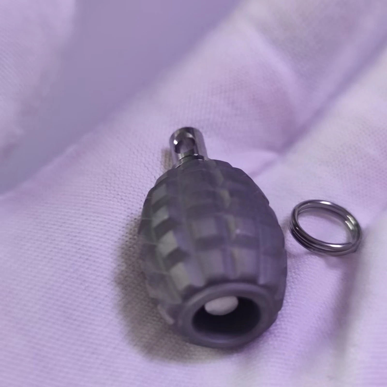 EDC Titanium Begleri Knife Lanyard Beads Keychain Decoration DIY Tool Pendant 07FC0E-D4 - KOEEK
