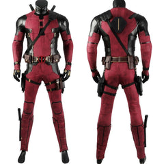 Deadpool 3 Wade Wilson Outfits Cosplay Costume Jumpsuit Mask Full Suits Custom 07FC0E-D4 - KOEEK