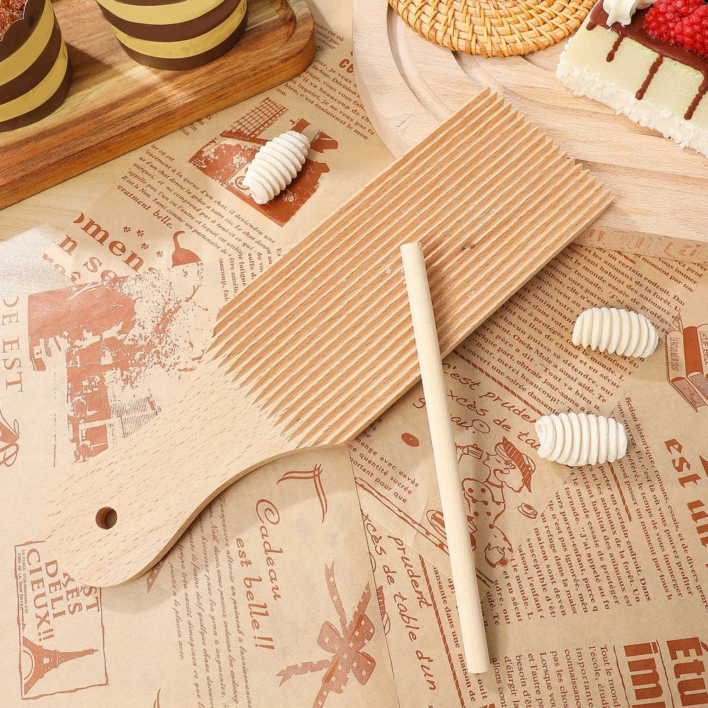 1 Set kitchen tool Homemade Pasta Tools Wood Pasta Board Gnocchi Board 07FC0E-D4 - KOEEK