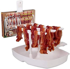 The  Makin Bacon Dish - Makes Crispy Bacon in Minutes - Simple, Quick, 07FC0E-D4 - KOEEK