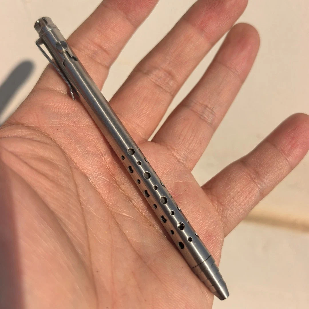 Lightweight Titanium alloy signature pen Tactical EDC Tool 07FC0E-D4 - KOEEK