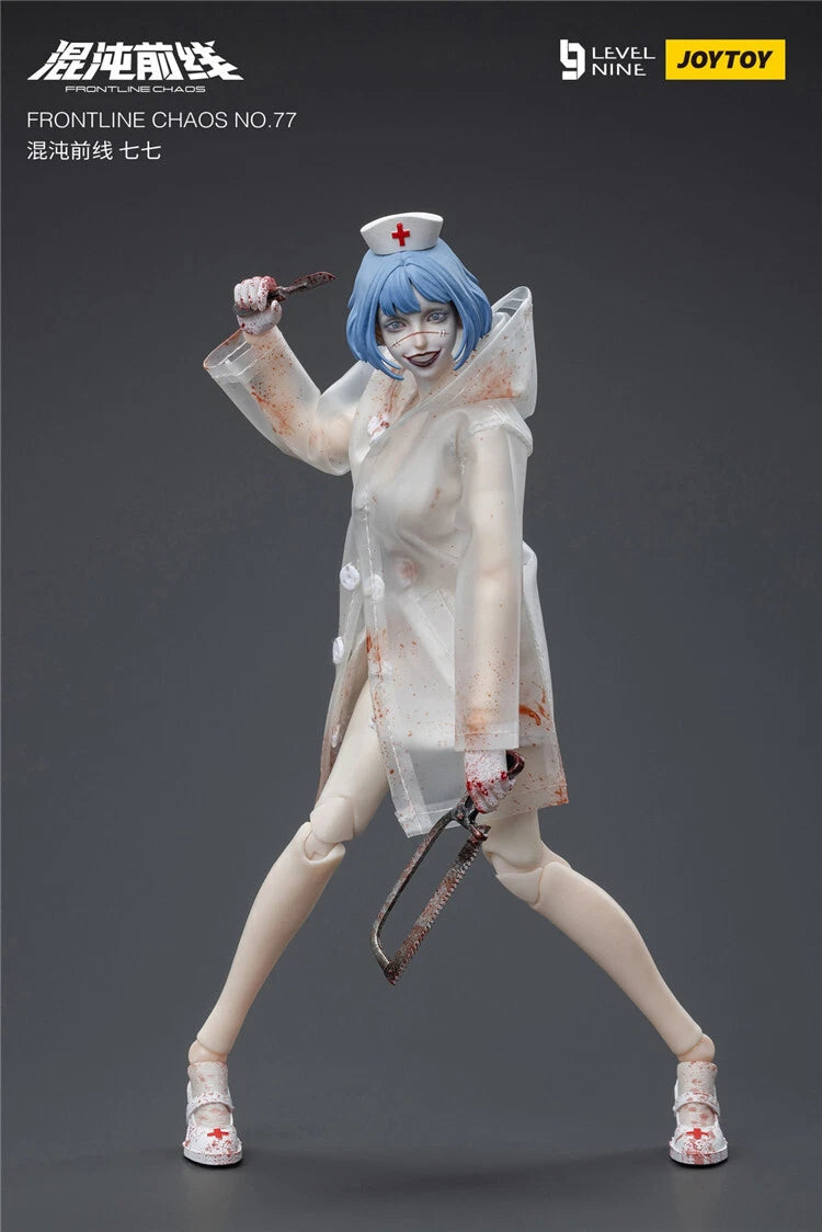 JOYTOY LEVEL9 NO.77 Frontline Chaos Nurse 1/12 Action Figure 6in Model Toy JOYTOY - KOEEK
