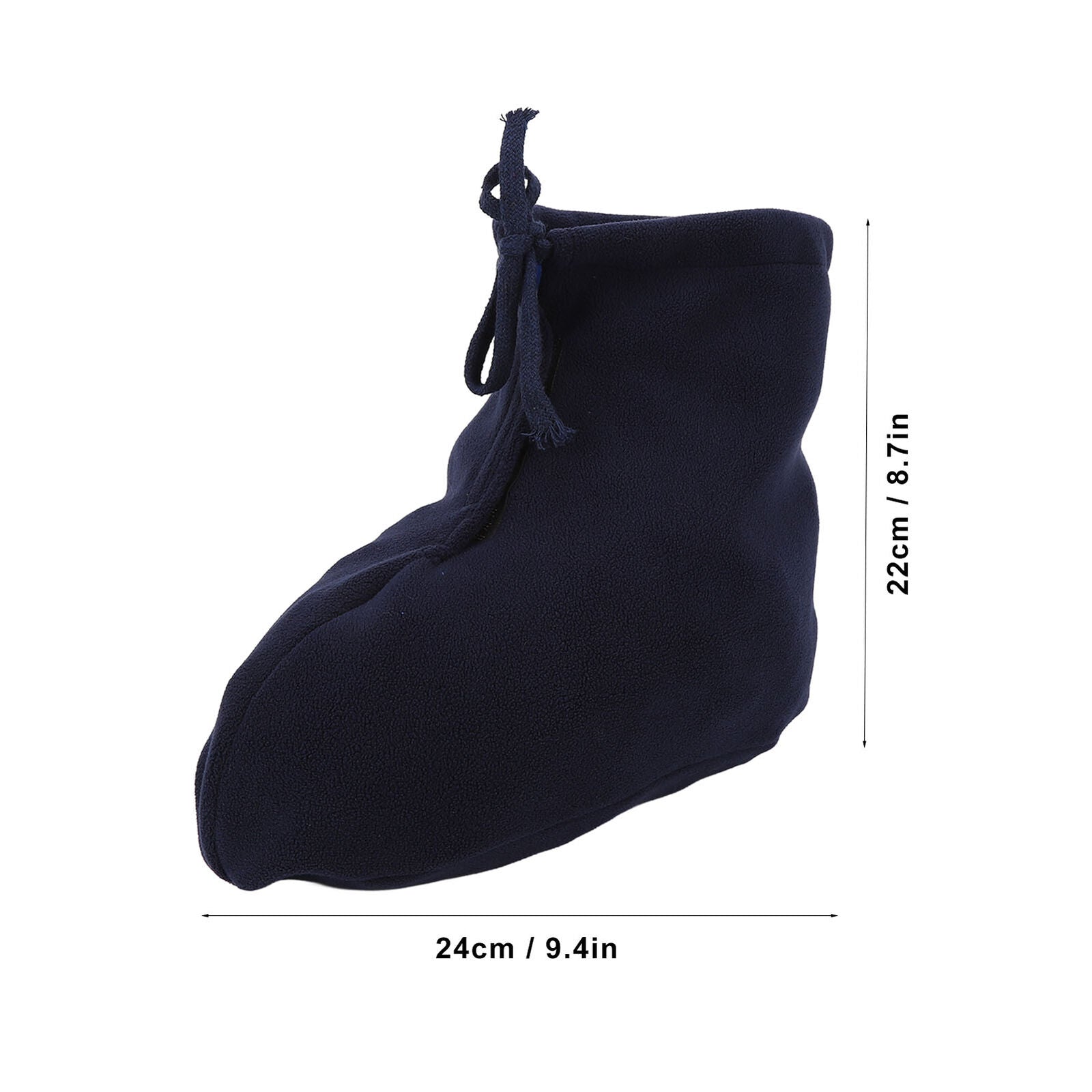 new Cast Sock Dark Blue Fleece Thick Cast Toe Cover Warmer For Swollen Feet(S ) HGF koeek - KOEEK