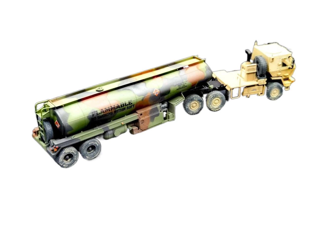 U.S. Army FMTV Series M1088 Tanker Truck 1/72 Scale Static Model Ornaments Toy 07FC0E-D4 - KOEEK