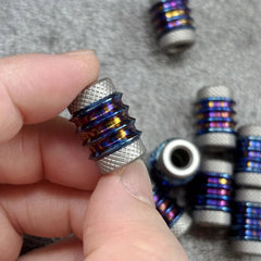 EDC Knife Lanyard Bead PEI Titanium Paracord Necklace Bracelet Making DIY Beads 07FC0E-D4 - KOEEK