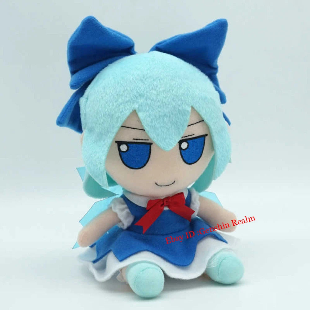 Anime Touhou Project Fumo Series Cirno Plush Doll Cartoon Gift 20cm 07FC0E-D4 - KOEEK