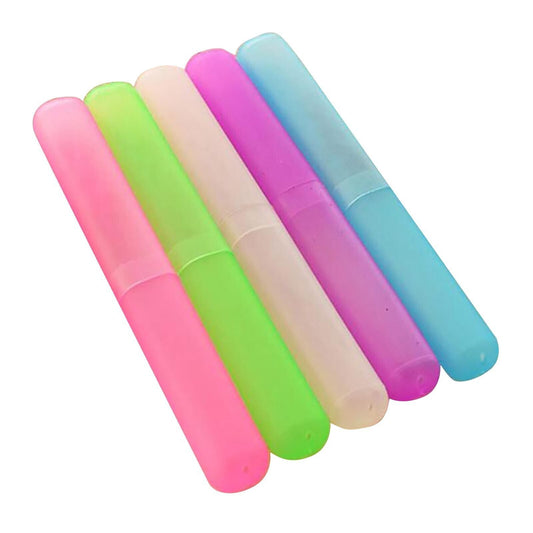 new 5Pcs/set Toothbrush Headgear Colorful Portable Tooth brush Cover Tooth Brush koeek - KOEEK