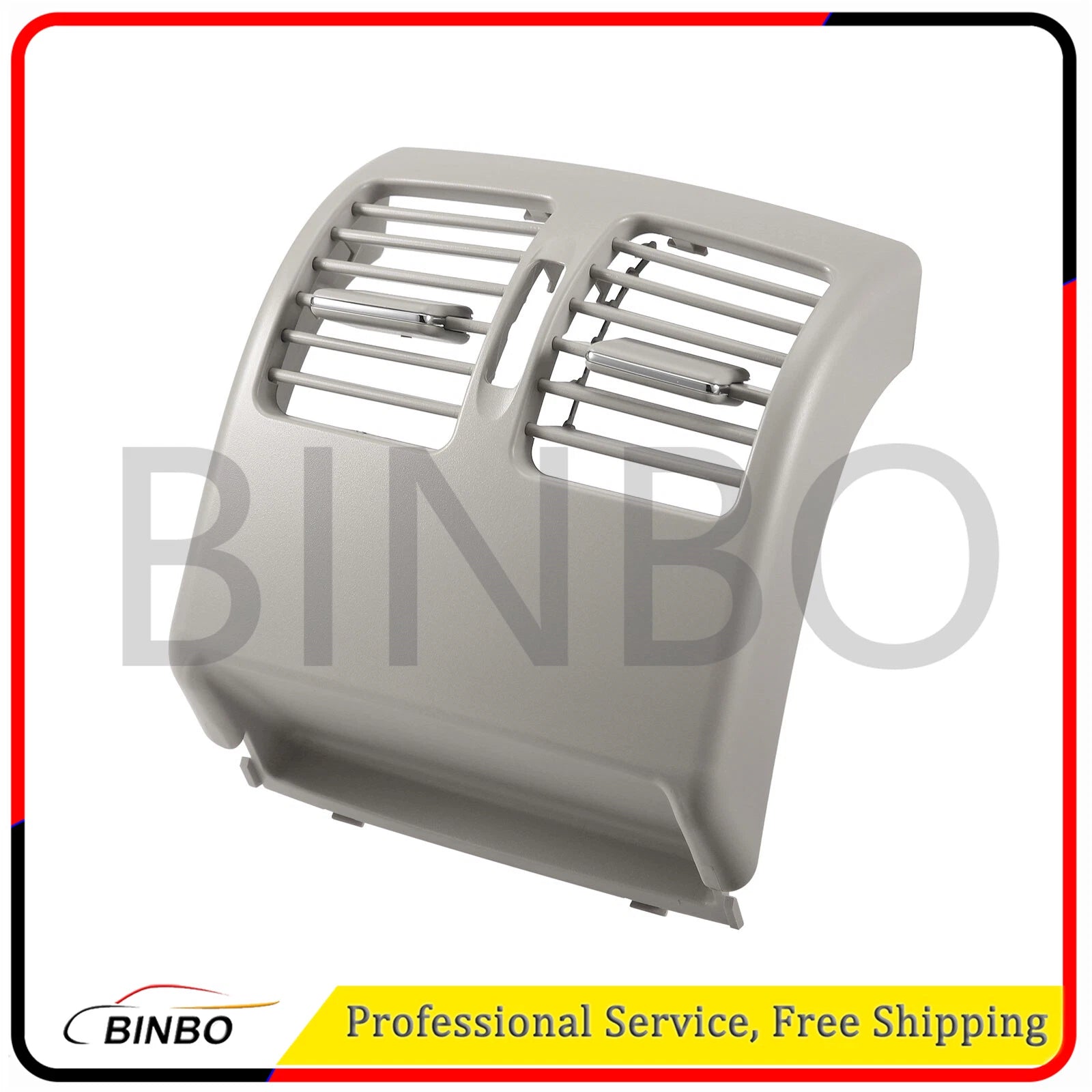 Rear Air Grille AC Outlet Air Vent for Mercedes-Benz C Class W204 07-13 Gray 07FC0E-D4 - KOEEK