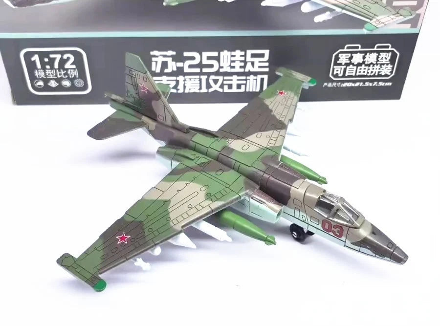 1/72 SU-25k Frogfoot Attack Aircraft Fighter Plastic Painted Unassembled 07FC0E-D4 - KOEEK