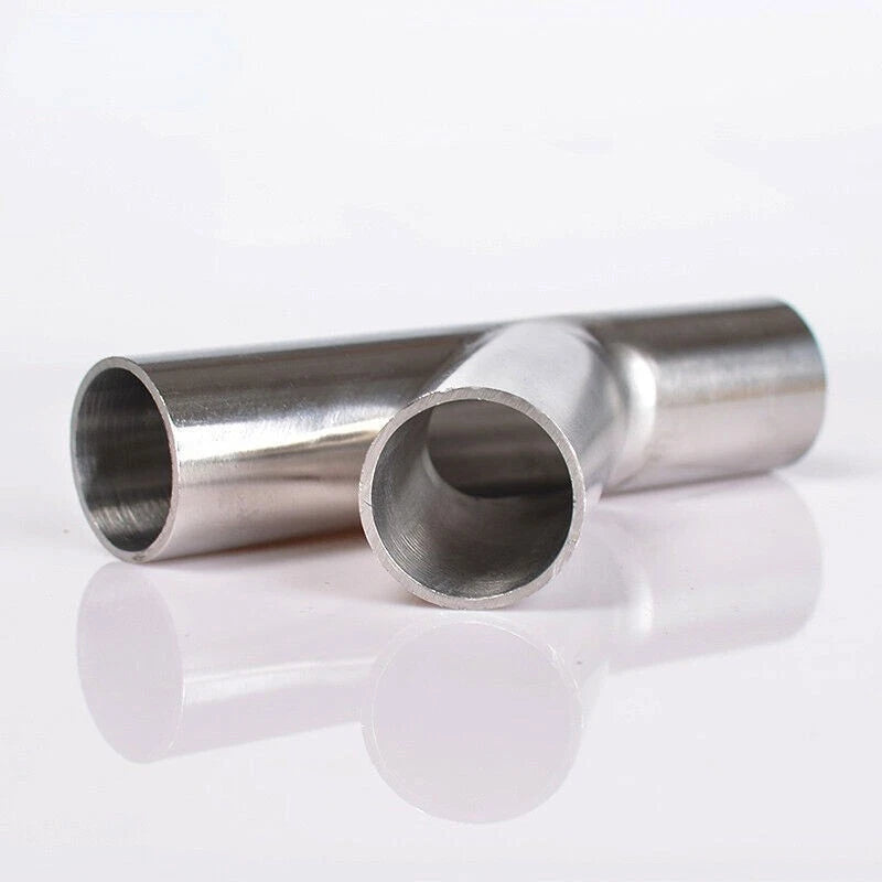 304 Stainless Steel Tee Y Shape Pipe Y-Piece Exhaust Tube Polished 19mm-51mm 07FC0E-D4 - KOEEK