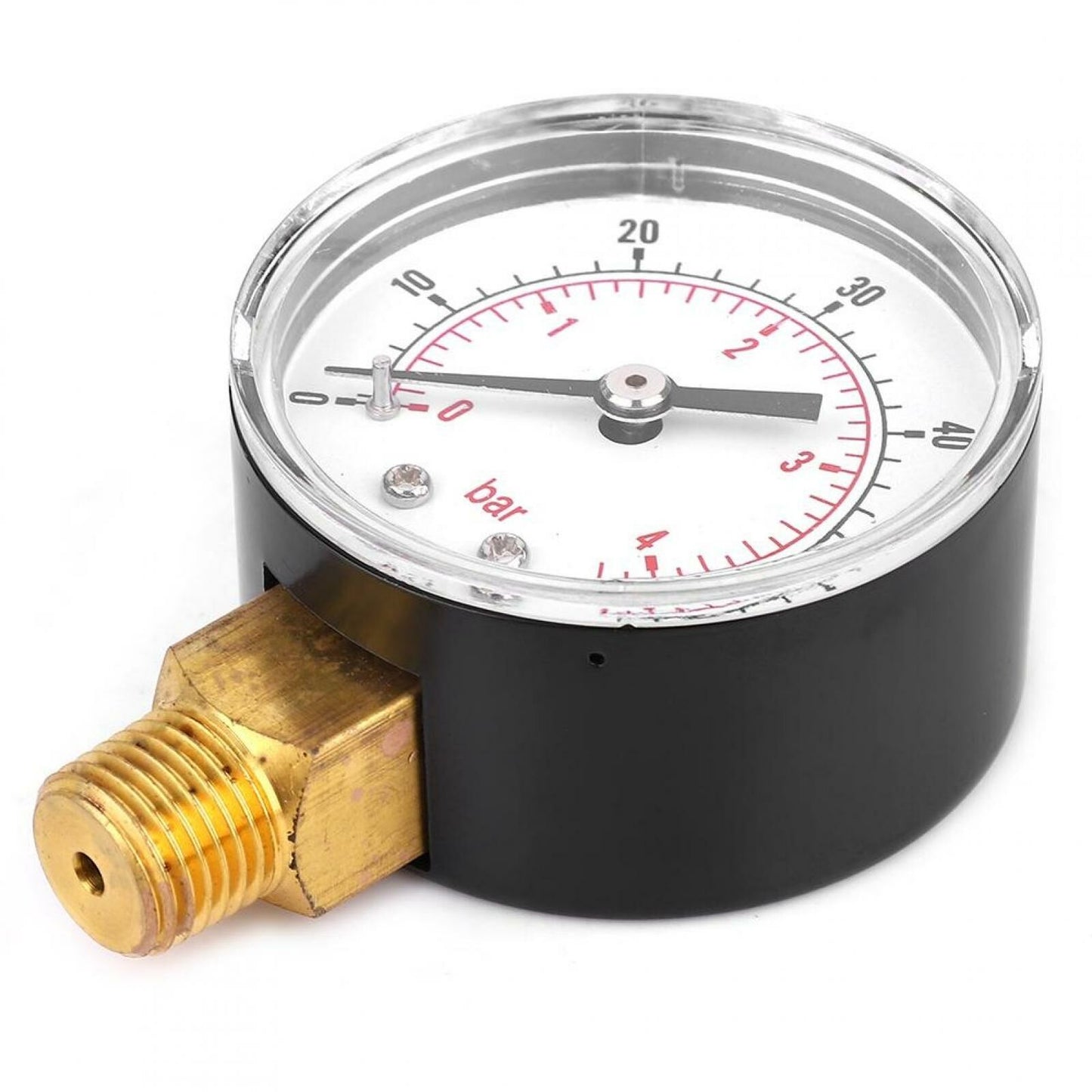 new (0-60psi 0-4bar)1/4 BSPT Bottom Connection Vacuum Pressure Gauge 50mm Dial koeek - KOEEK