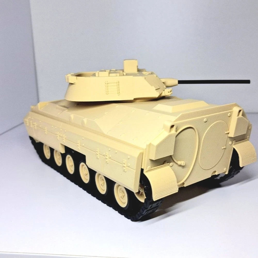 1:35M2 Bradley Infantry Fighting Vehicle Assembled Military Tank Model Desktop 07FC0E-D4 - KOEEK