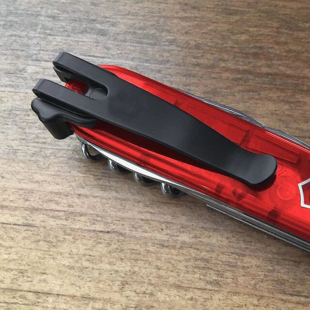 Deep Carry Stainless steel Pocket Clip for Victorinox 91MM NO LOGO 07FC0E-D4 - KOEEK