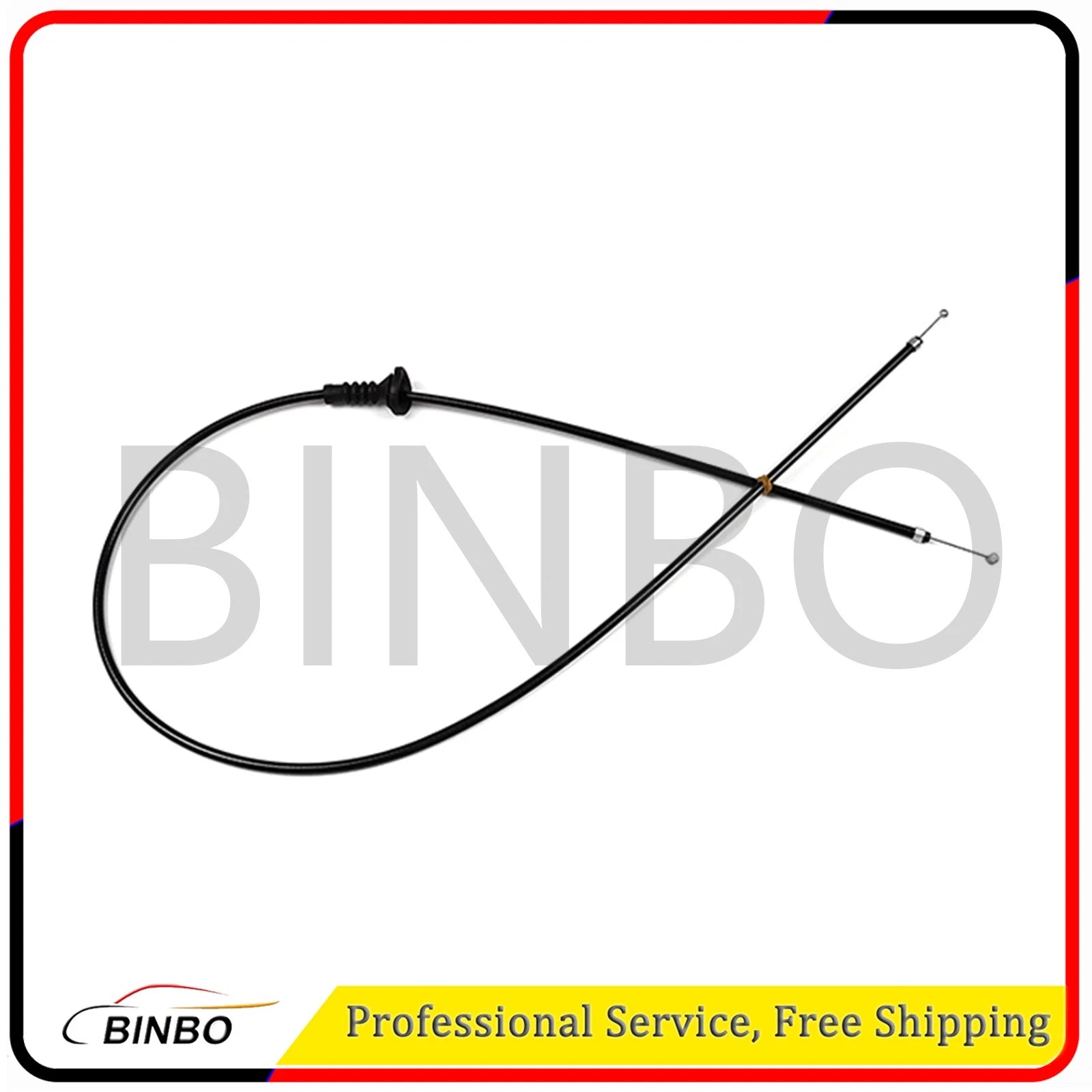 2Pcs Hood Latch Lock Release Cable for BMW E90 E92 X1 51237184432 51237201904 07FC0E-D4 - KOEEK