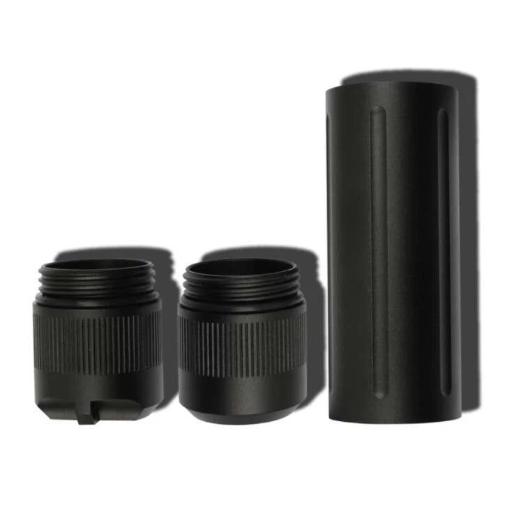 Outdoor EDC Aluminium Alloy Waterproof Case Pill Box Keychain Pendant Storage 07FC0E-D4 - KOEEK