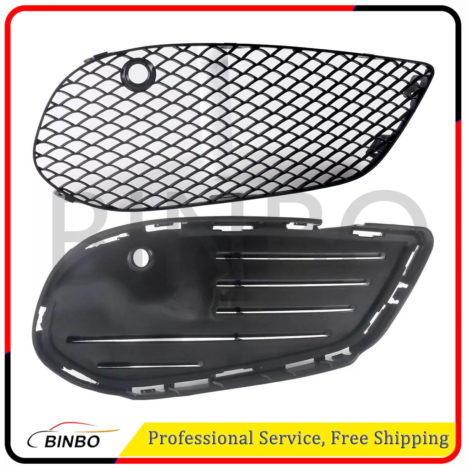 Front Bumper Vent Cover Grille c For Mercedes Benz W205 C300 C350 2015-18,L&R 07FC0E-D4 - KOEEK