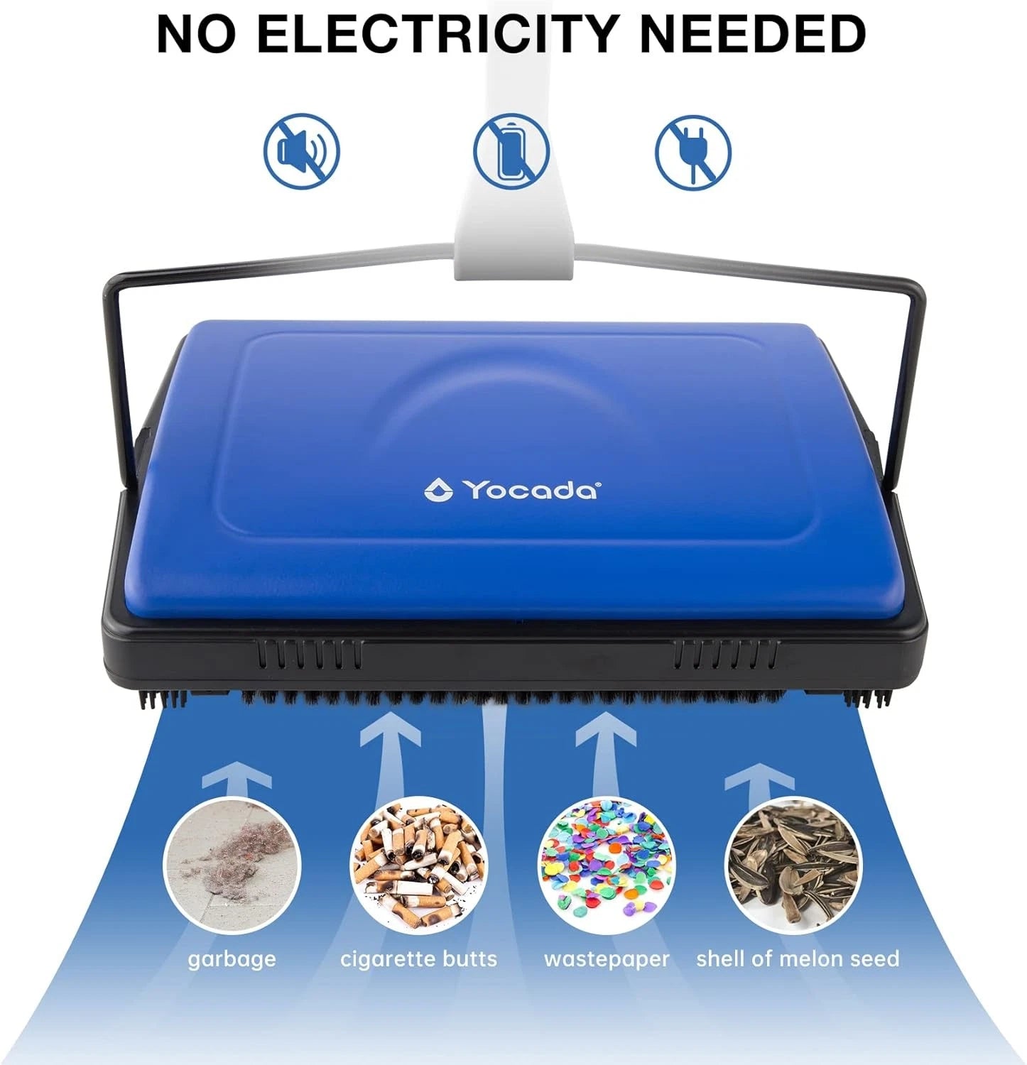 Carpet vacuum cleaner, suitable for home offices and low-pile carpets 07FC0E-D4 - KOEEK