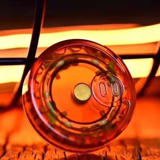 Haptic Coin Sided Ratchet Metal Magnetic PEI Push Slider EDC Fidget Spinning Toy 07FC0E-D4 - KOEEK