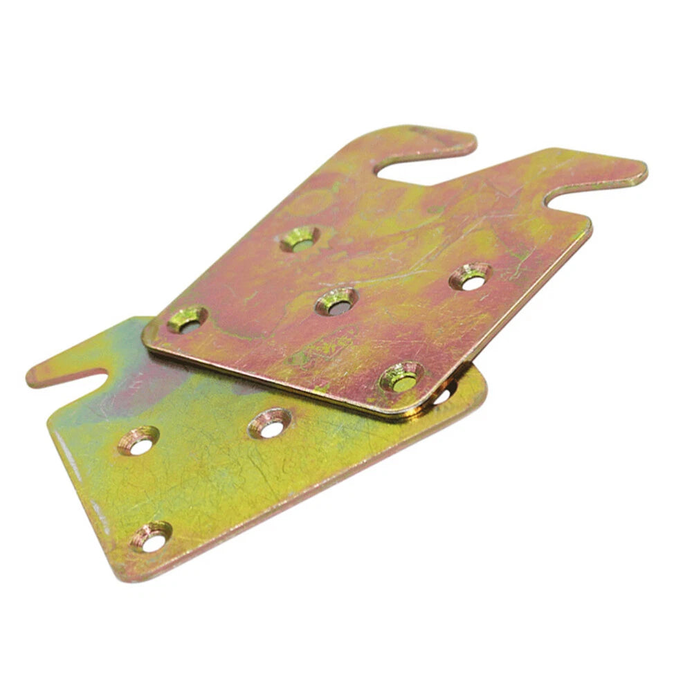 2 Sets Bed Rail Fittings Universal Wood Bed Rail Hook Universal Wood Replacement 07FC0E-D4 - KOEEK