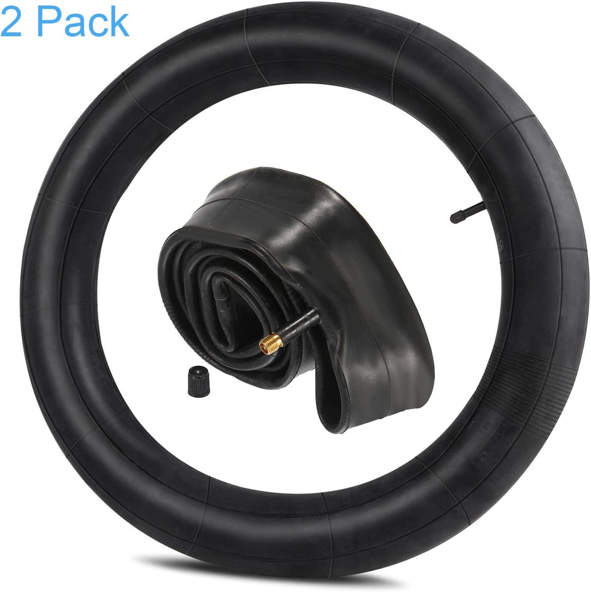 new 2 Pack 20x3 Fat Tire Bike Inner Tubes, 20 x 3.0 Premium Quality Butyl 20X3.0 07FC0E-D4 - KOEEK