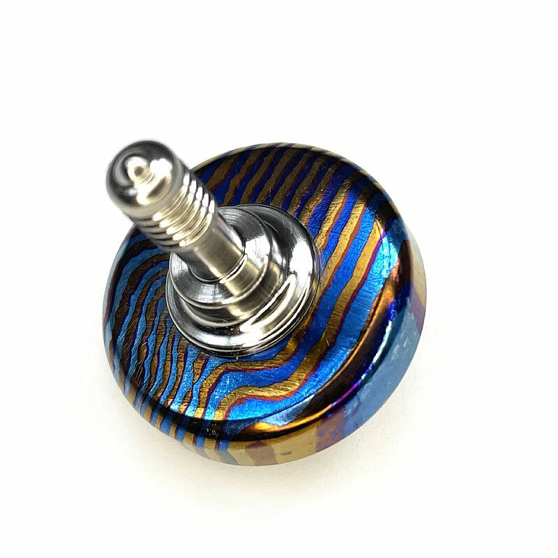 EDC Titanium Timascus Super Precision Toy Spinning Top Professional Ceramic Bead EDC - KOEEK