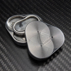 EDC Click Clicker Revolve Slider Push Card Hand Fidget decompression Pocket gift 07FC0E-D4 - KOEEK