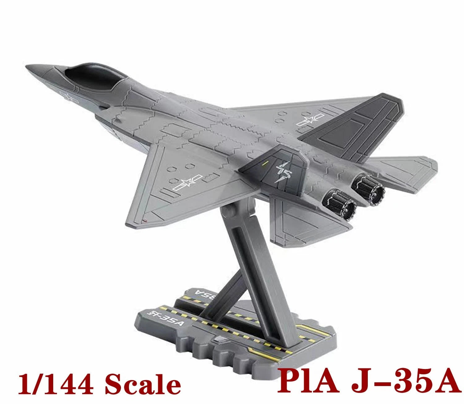 PLA 1/144 J35A Fighter Diecast Finished Product Model 07FC0E-D4 - KOEEK