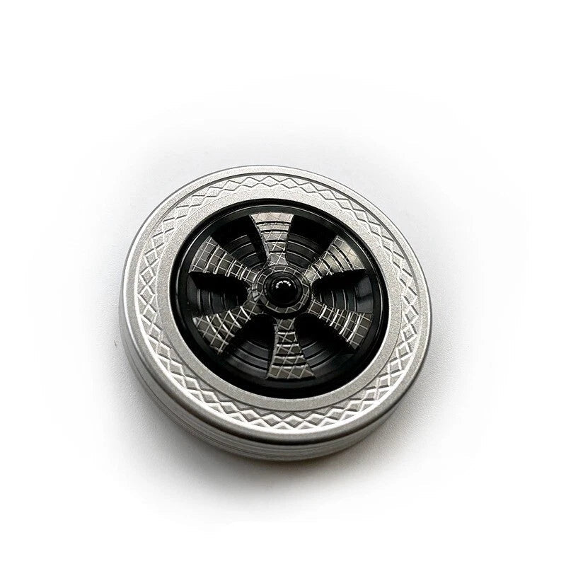 EDC Stainless Steel Fidget Slider Spinning Top Stress Relief Fidget Spinner Toy 07FC0E-D4 - KOEEK