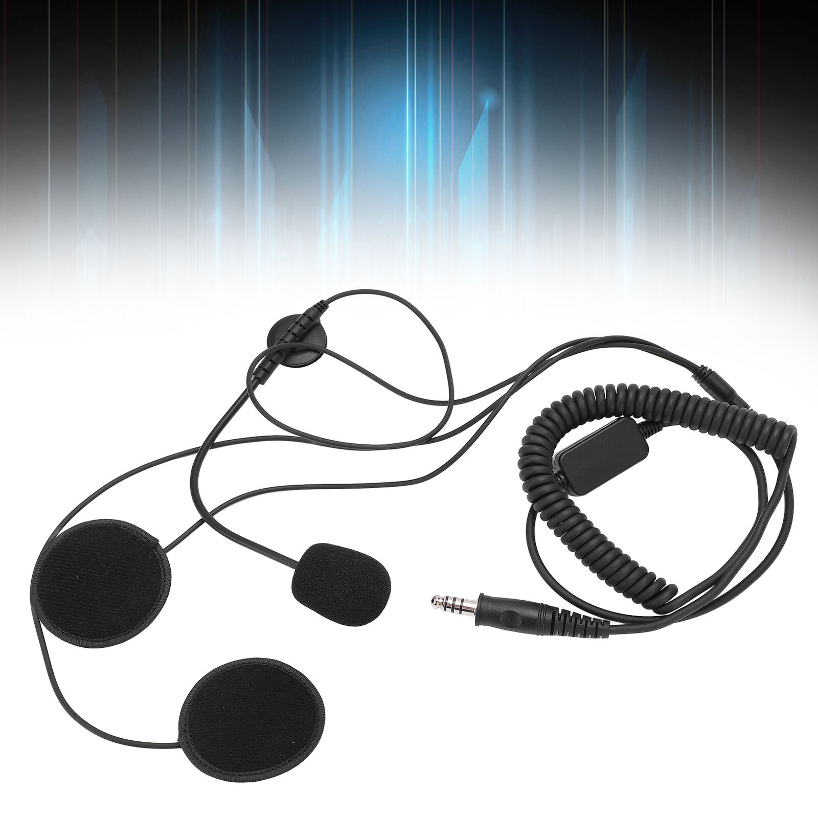 new Helmet Headset Microphone Fully Shielded With Dynamic Radio Frequency Noise koeek - KOEEK