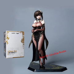 Anime Azur Lane ROC Chen Hai Cheongsam 1/7 Pvc Figure Model Collectible 07FC0E-D4 - KOEEK