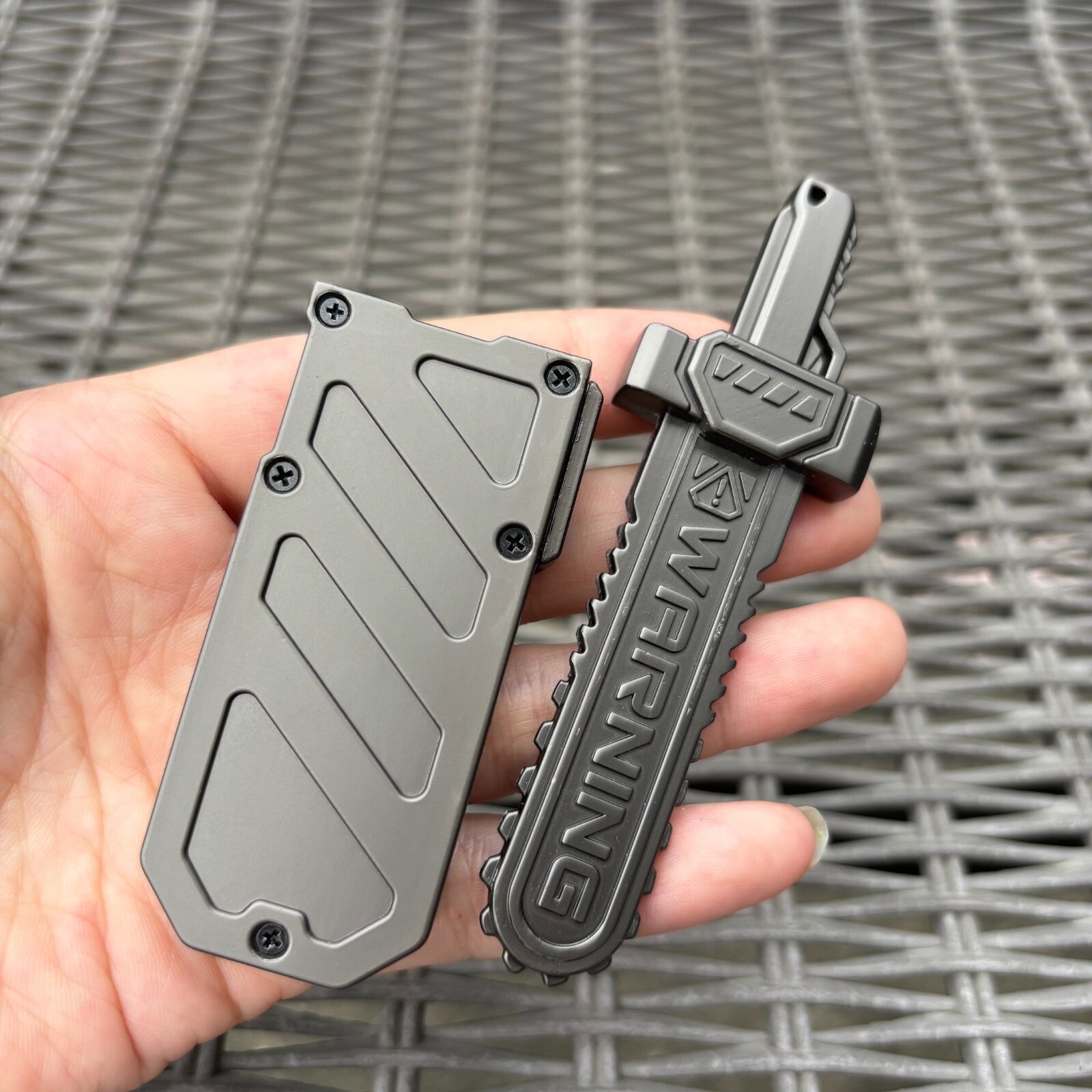 EDC Fidget Spinner Magnetic Ejection Push Card Haptic Slider Stress Relief ADHD 07FC0E-D4 - KOEEK