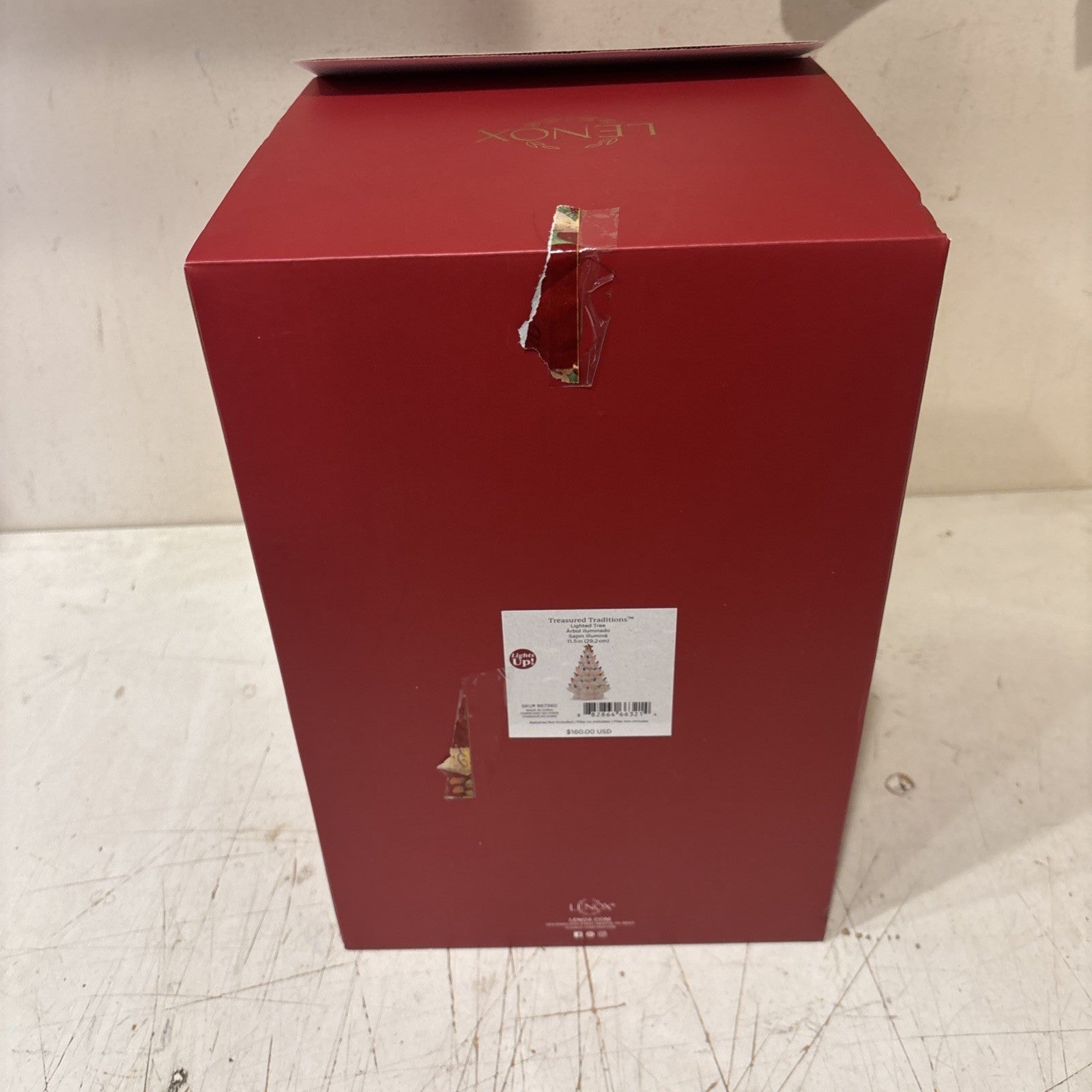 Lenox "Treasured Traditions" Lighted Christmas Tree  11.5” LENOX - KOEEK