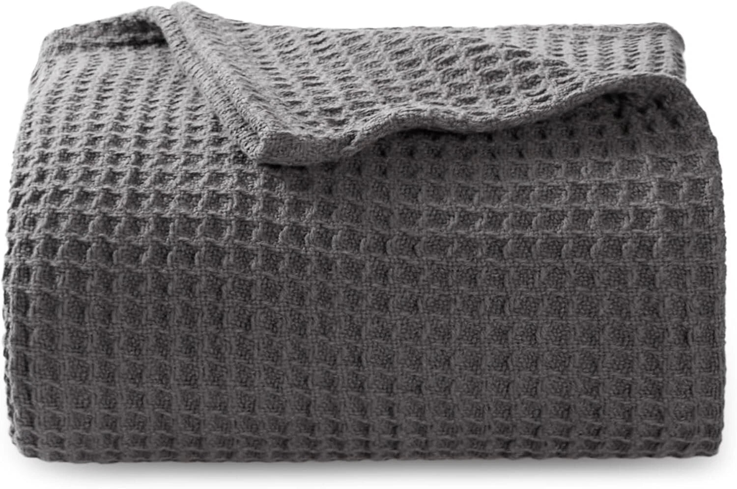 Cot Queen Size Double Bed Blanket-Breathable and Soft,Waffle Weave Blanket 07FC0E-D4 - KOEEK