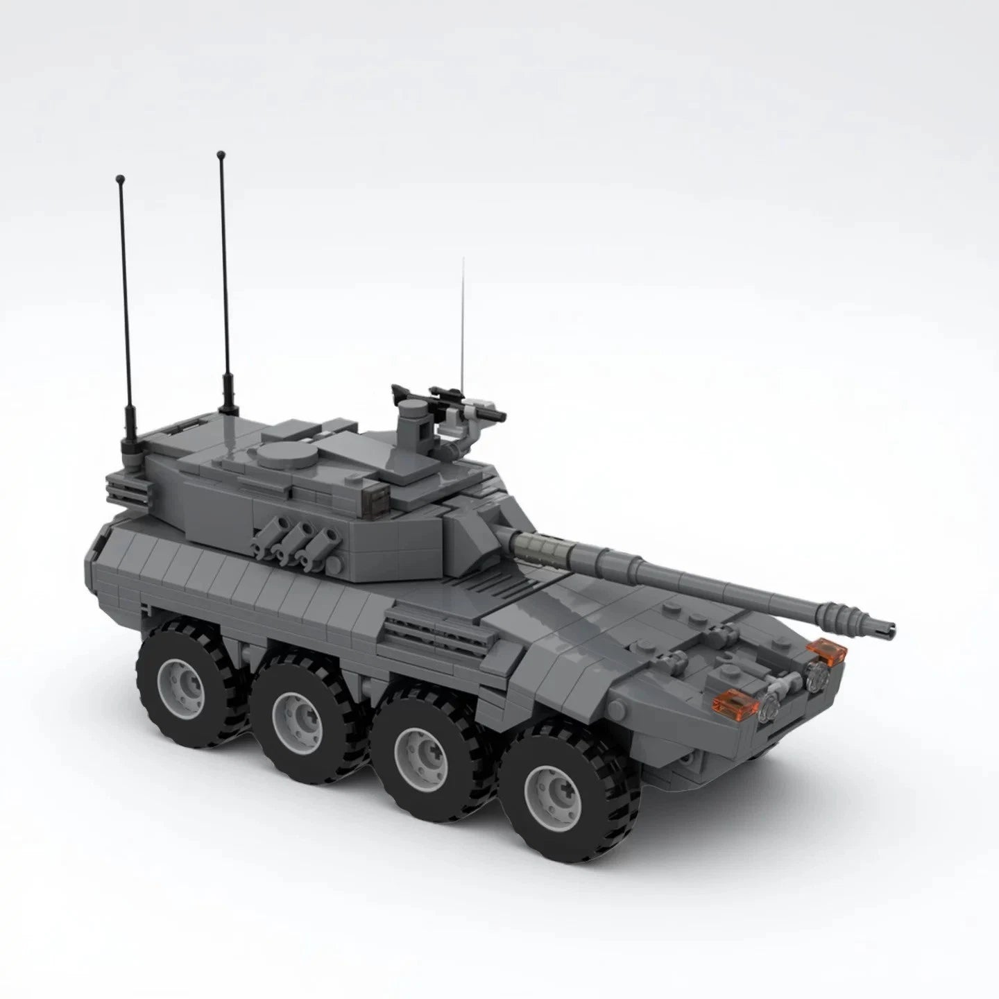MOC-89851 Centauro Tank Destroyer Building Blocks Military Vehicle Model Kit kid 07FC0E-D4 - KOEEK