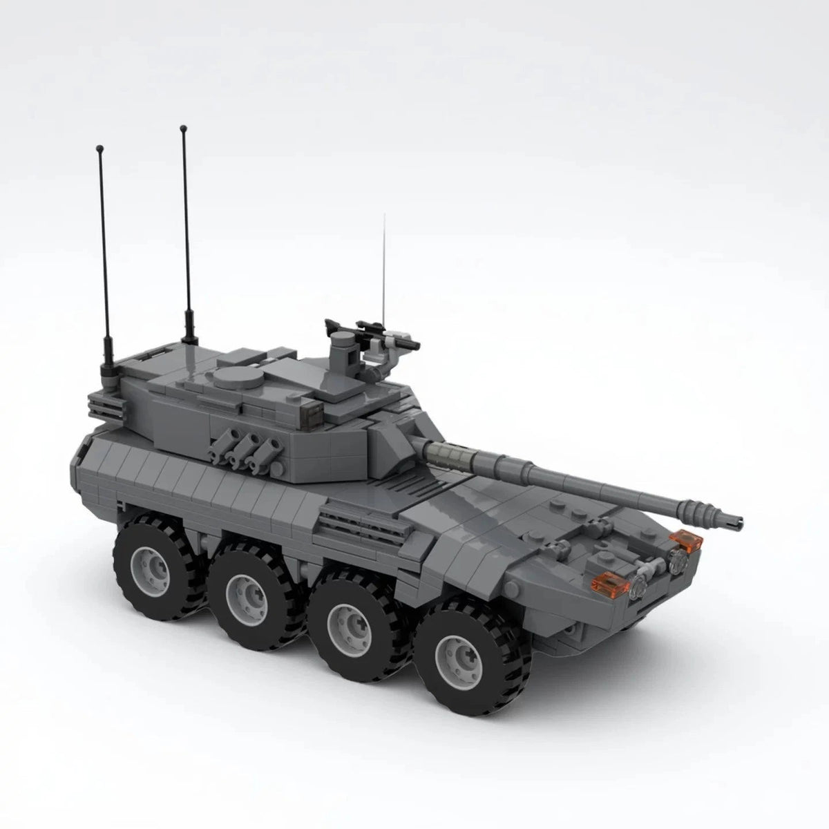 MOC-89851 Centauro Tank Destroyer Building Blocks Military Vehicle Model Kit kid 07FC0E-D4 - KOEEK