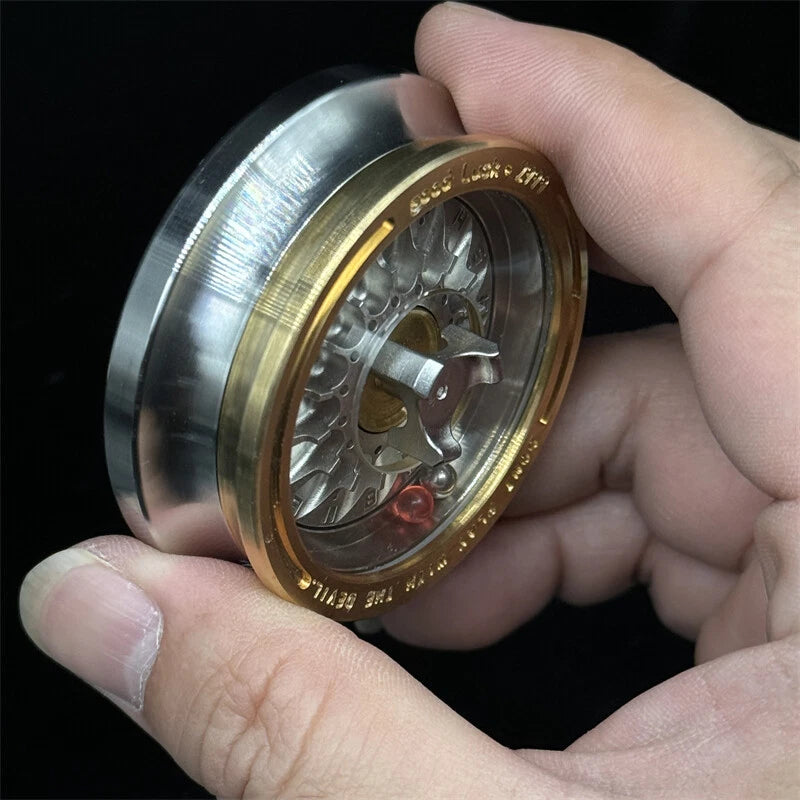 Number Roulette Fidget Spinner EDC Metal Adult Fidget Toy ADHD Hand Spinner 07FC0E-D4 - KOEEK