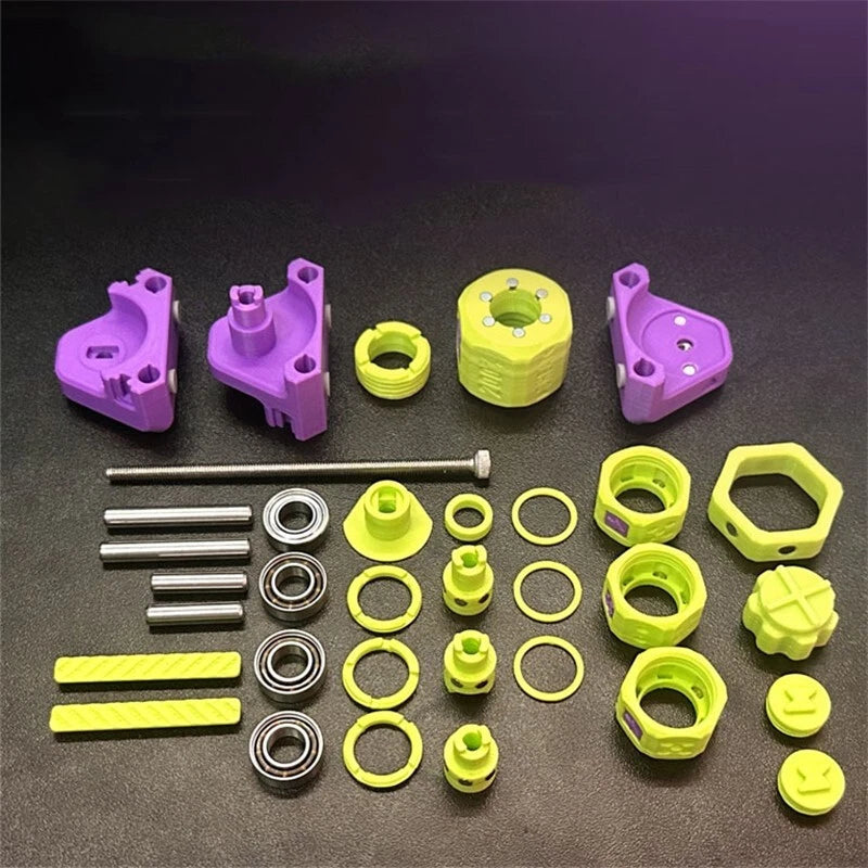 Novelty 2.0 Multi-Function Fidget Spinner Plastic Hand Spinner EDC Toys 07FC0E-D4 - KOEEK