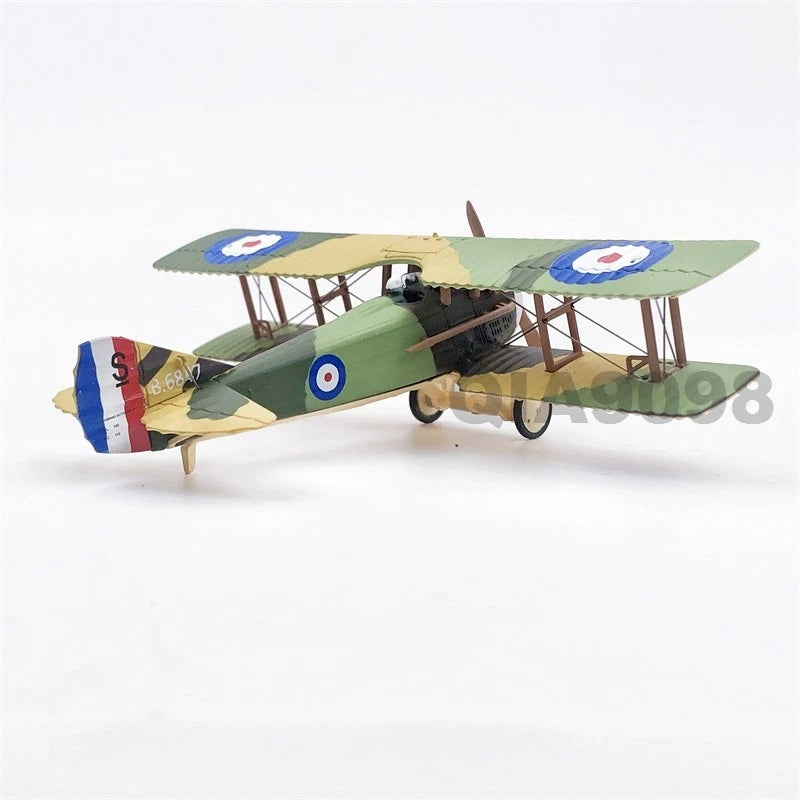 1/72 Scale WWI French Air Force Spad S. XIII Aircraft Metal + Plastic Model 07FC0E-D4 - KOEEK
