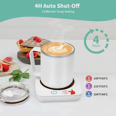 Coffee cup warmer and mug warmer with 3 temperature settings 07FC0E-D4 - KOEEK