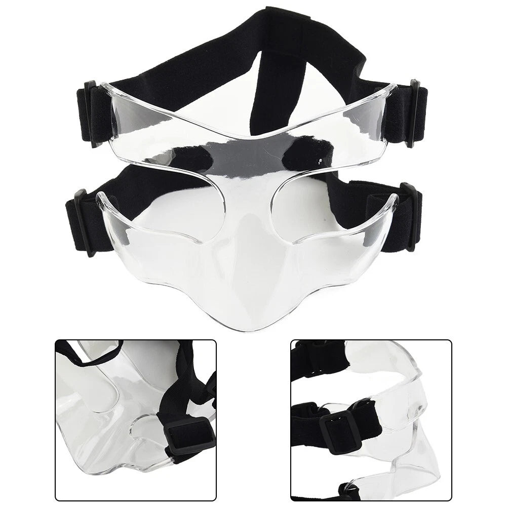 Clear Basketball Mask Nose Guard Basketball Face Mask Nose Guard For Sports 07FC0E-D4 - KOEEK