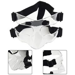 Clear Basketball Mask Nose Guard Basketball Face Mask Nose Guard For Sports 07FC0E-D4 - KOEEK