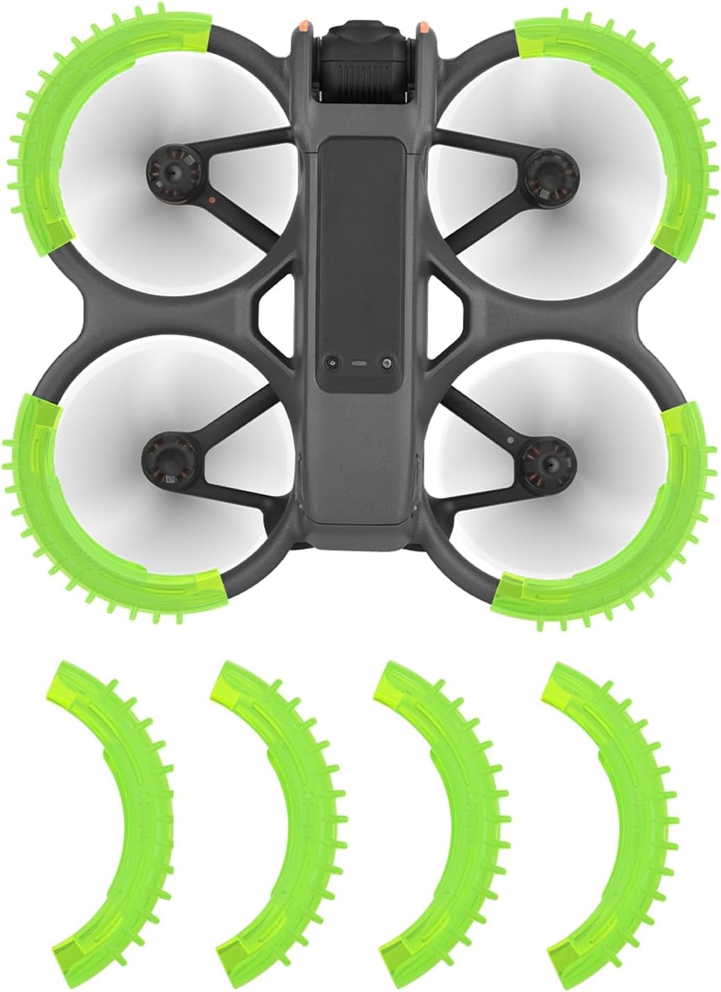 new Avata 2 Propeller Guard Protector for DJI 2 Drone 15*10.5*1.9cm, Green 07FC0E-D4 - KOEEK
