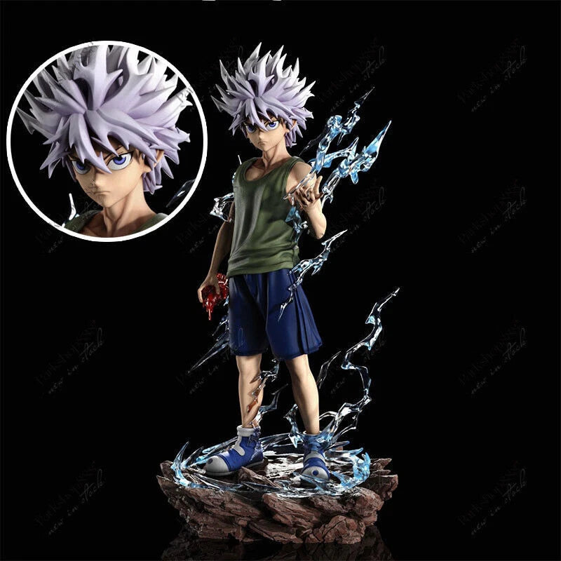 GK HUNTER X HUNTER  Killua Zoldyck Anime Figure Figurine Statue Toy 8.66“ 07FC0E-D4 - KOEEK