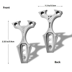 Titanium Alloy Pocket Pry Bar Crowbar Can Bottle Opener Keychain Multi Tools EDC 07FC0E-D4 - KOEEK