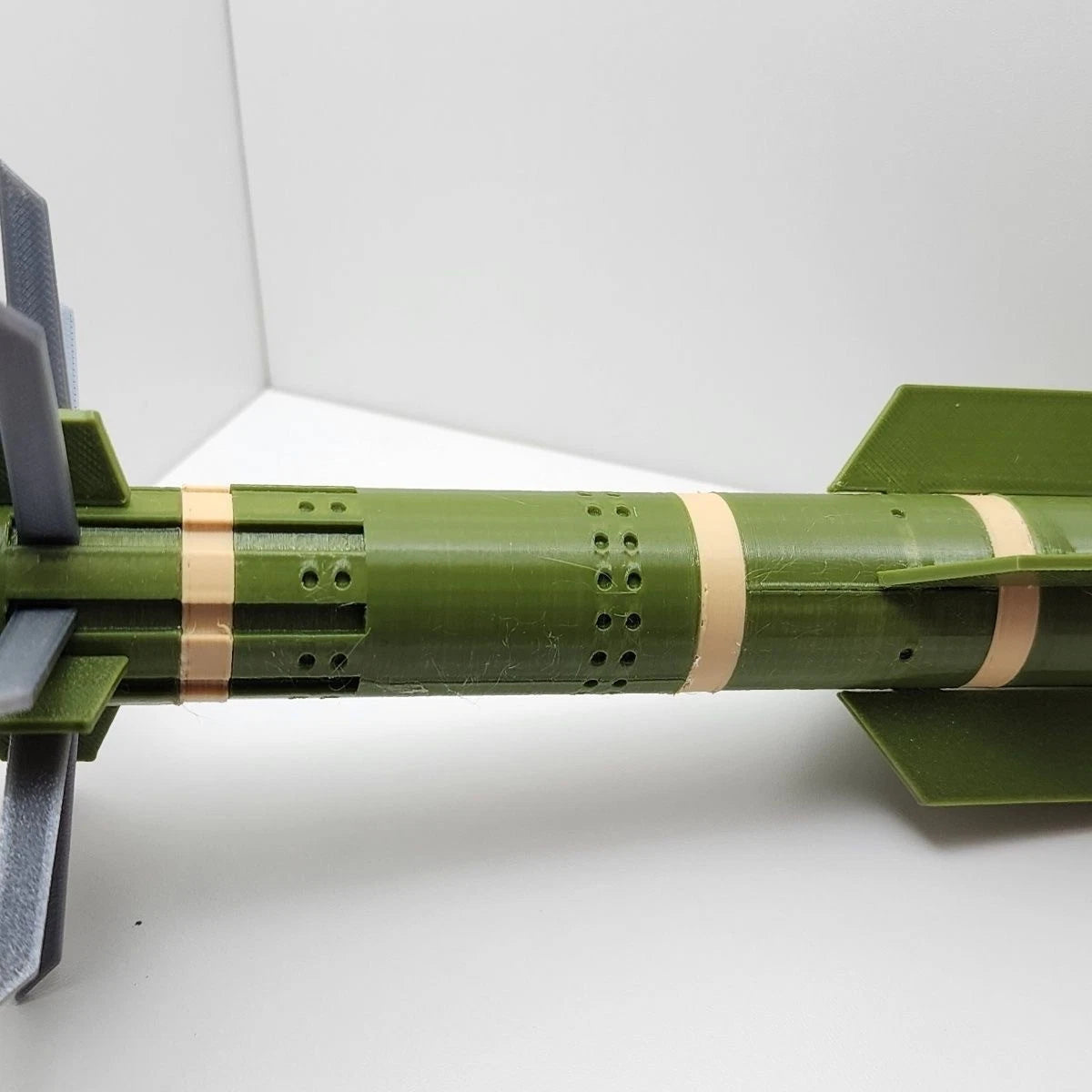 1/18 Hellfire R9X Blade Missile 35cm 3D Printed Finished Model Display 07FC0E-D4 - KOEEK